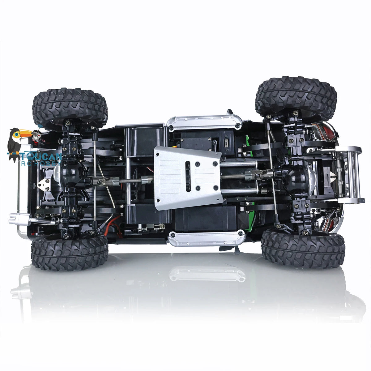 1/10 Off-road RC HG Pickup Truck P410 4*4 Rally Racing Crawler Car 2.4G Radio Motor ESC 540 Brushed Motor 160A Brushed ESC Model Car