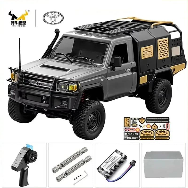 1:12 MN82T Rc Car Skymaker Retro Full-scale Simulation LC79 RTR 2.4g 4WD 280 Motor Remote Control RC Truck Model Car Toy