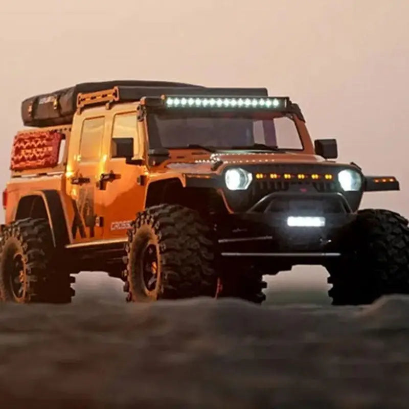 CROSSRC EMO X4 1/8 Scale RTR RC Crawler 4WD Off Road With Front Rear Diff Lock Transmission Gearbox Light Kit Cross Country Kit