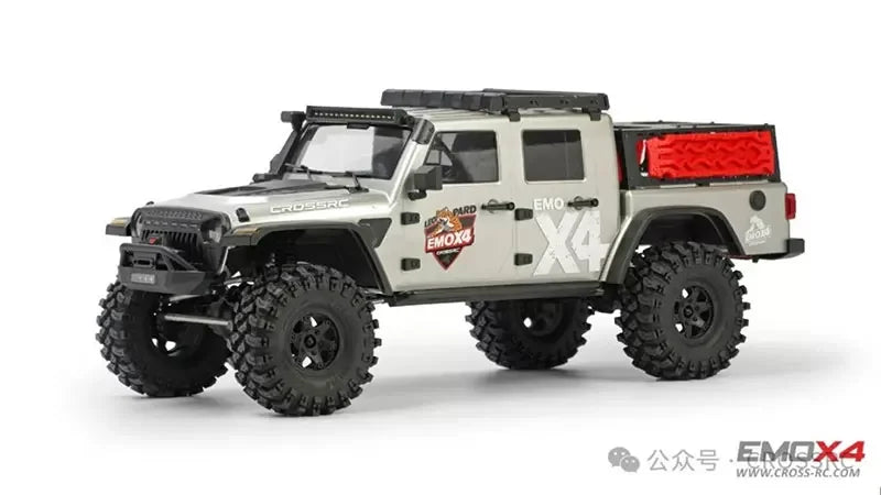 CROSSRC EMO X4 1/8 Scale RTR RC Crawler 4WD Off Road With Front Rear Diff Lock Transmission Gearbox Light Kit Cross Country Kit