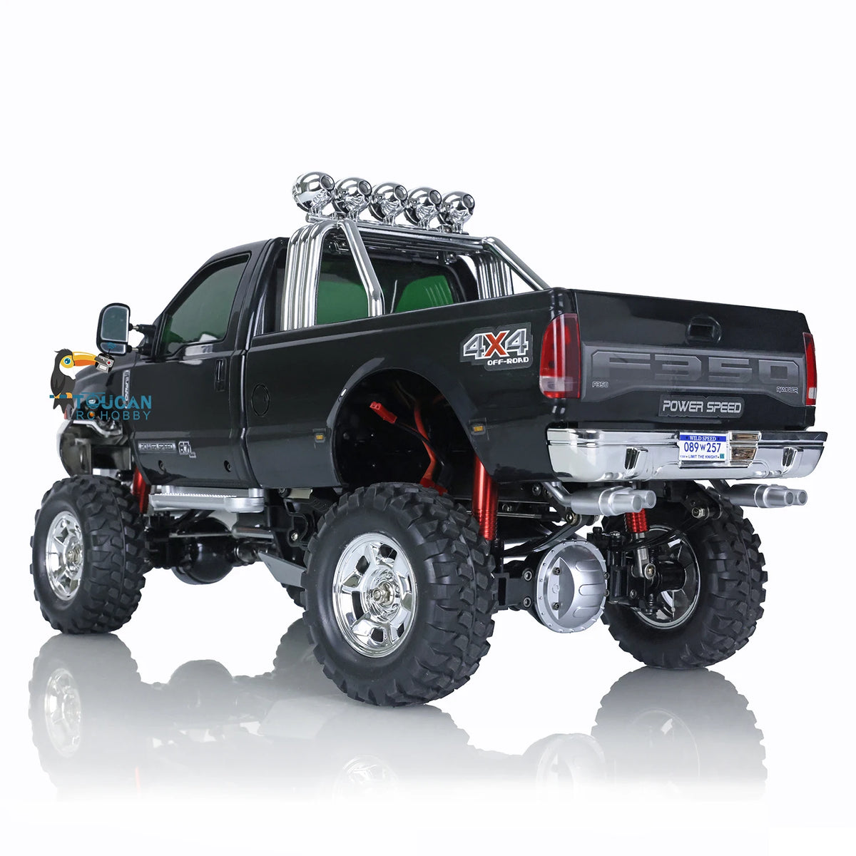 1/10 Off-road RC HG Pickup Truck P410 4*4 Rally Racing Crawler Car 2.4G Radio Motor ESC 540 Brushed Motor 160A Brushed ESC Model Car