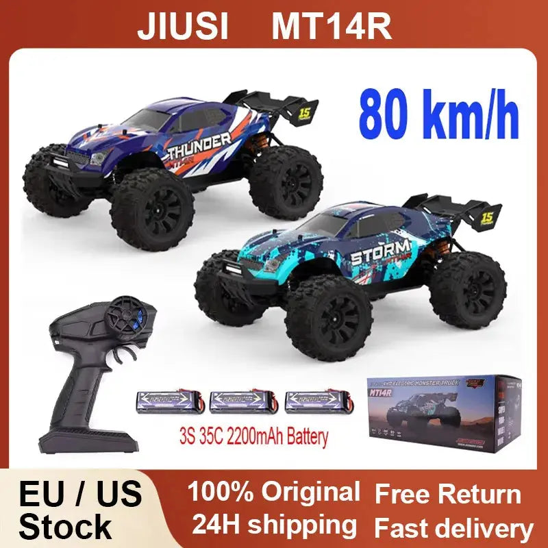 JIUSI MT14R 1/14 Brushless RC Car - 80km/h 2.4G Off-Road Racer Random Recon