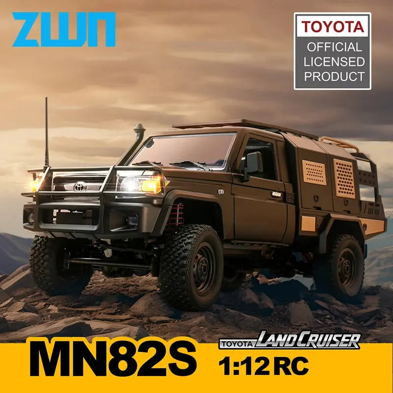 ZWN MN82 MN82S LC79 1/12 Full Scale RC Pickup Short Truck 4WD Remote Control Climbing Off-road Car Toys for Kids Christmas Gifts Random Recon