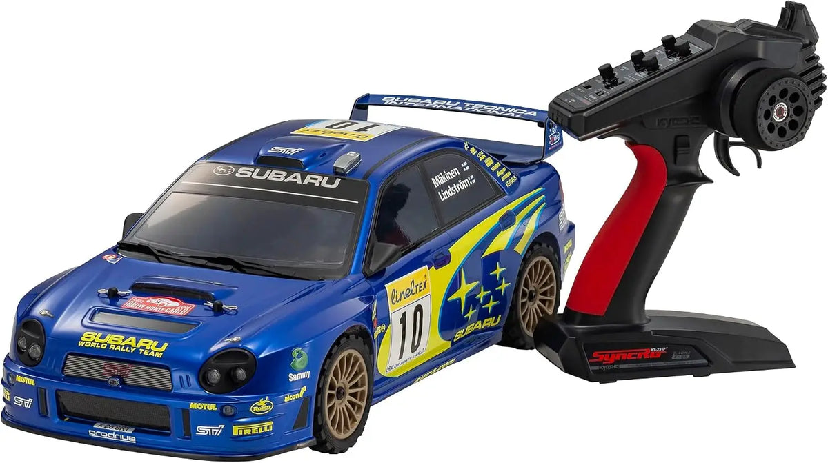 1/10 Scale 4WD RC Car Fazer Mk2 FZ02-R Subaru Impreza WRC 2002 Red ABS Plastic Remote Control Toy for Ages 14+
