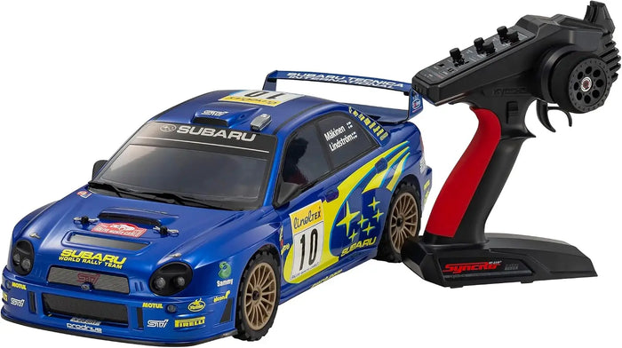1/10 Scale 4WD RC Car Fazer Mk2 FZ02-R Subaru Impreza WRC 2002 Red ABS Plastic Remote Control Toy for Ages 14+