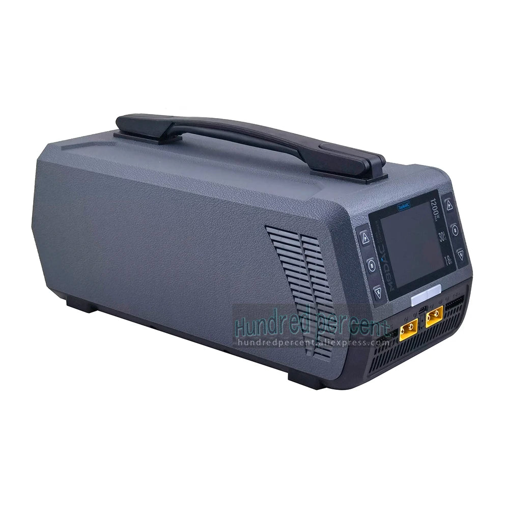 ToolkitRC M8DAC intelligent charger 2-channel 1-8S IPS display AC 1200W 50A 30A model car 1/5 1/6 1/7 fast charging