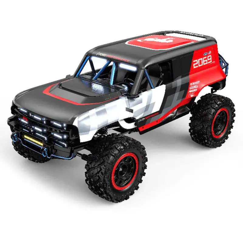 H12P Ford Bronco RC Crawler Brushless 4WD Electric Remote Control Off Road Vehicle LED Lights for Outdoor Adults Random Recon