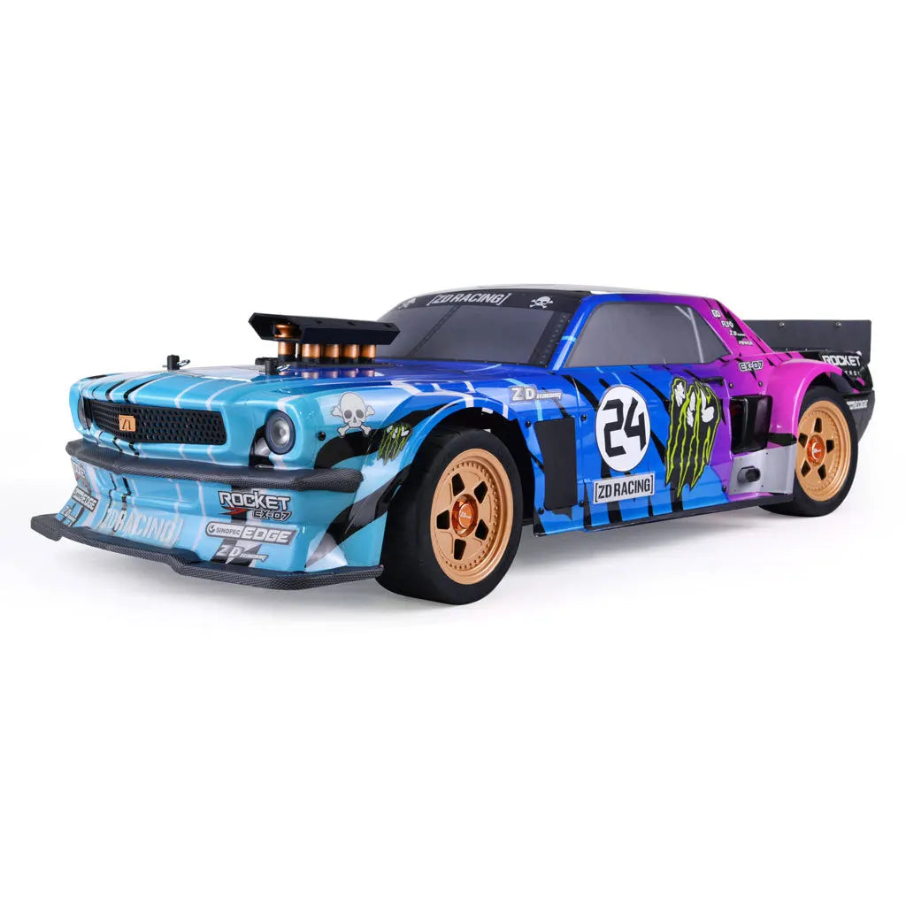 ZD Racing EX-07 1/7 Scale High-Speed Brushless Drift Car 4WD Electric Hypercar Rally Car Remote Control RC Car Model Toy Gift
