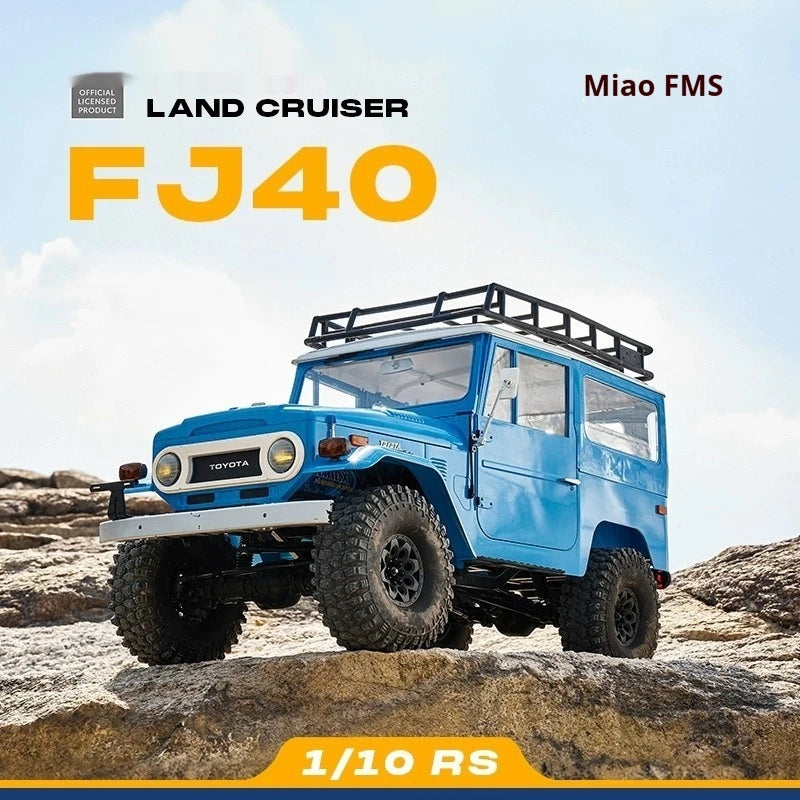 Fms 1/10 Fj40 Rc Cars Off-Road Climbing Four-Wheel Drive Rc Remote Control Electric Model Simulation Hard Shell Car Model