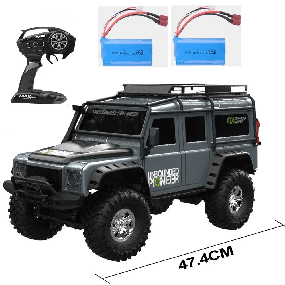 ingress protection Rc Max Tiger3 4X4 Crawler Rally Electric car 1:10 2.4G Rocket Damping  All Terrain Cross-Country RC Car Gift