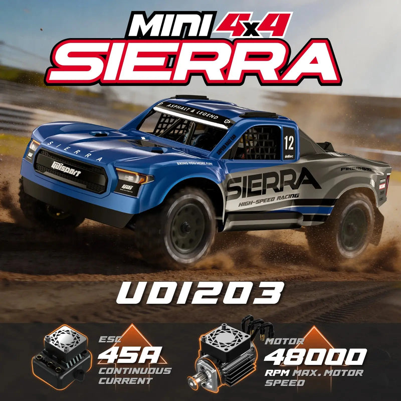 UDIRC 1203PRO 1/12 RC Short Course Truck - 3S Brushless 4WD RTR with Gyro Random Recon