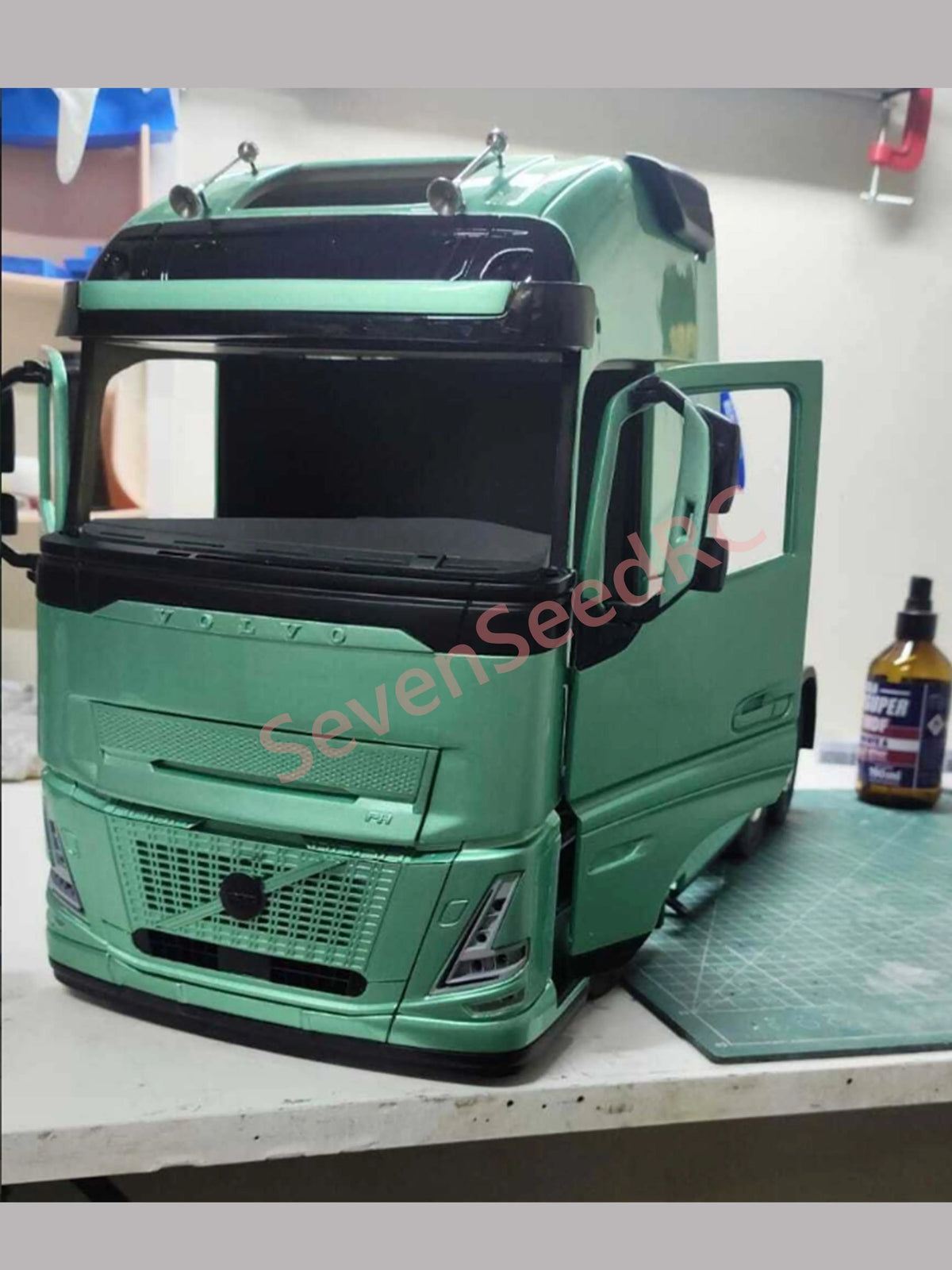 3D Printed Truck Cab Kit 1/14 Volvo FH16 Aero Tamiya Lesu Lxy Scaleclub SCX10 TRX6