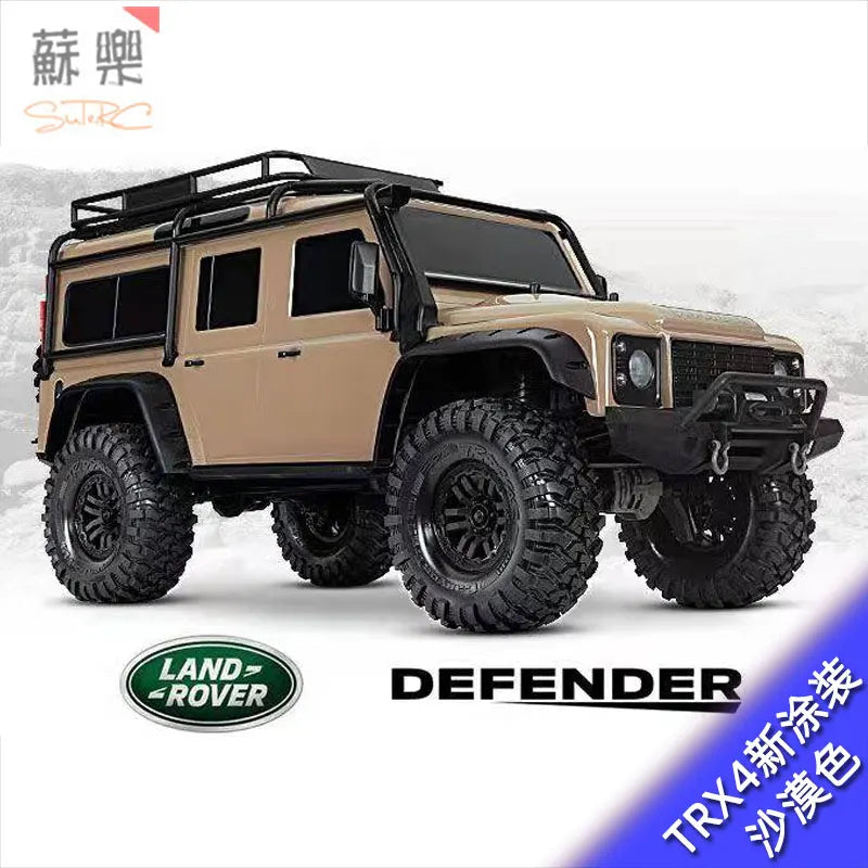 Traxxas Remote Control Off Road Crawler Trx 4 Electric 4wd Land Rover Defender 82256-4 Rock Crawling For Hobby Enthusiasts Gifts
