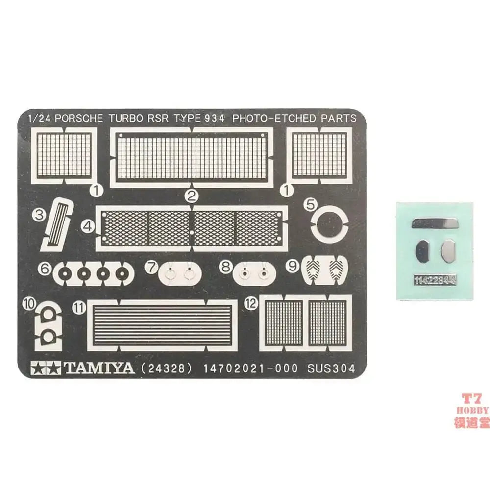Genuine TAMIYA Classic 24334 Porsche 934 TURBO RSR Vaillant Racing Car Assembly Model Exquisite Gift for Model Enthusiasts Random Recon