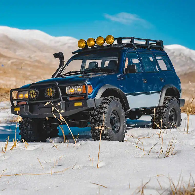 FMS new FCX10 Pro  LC80 simulation crossing official authorization with high and low speed remote control off-road climbin
