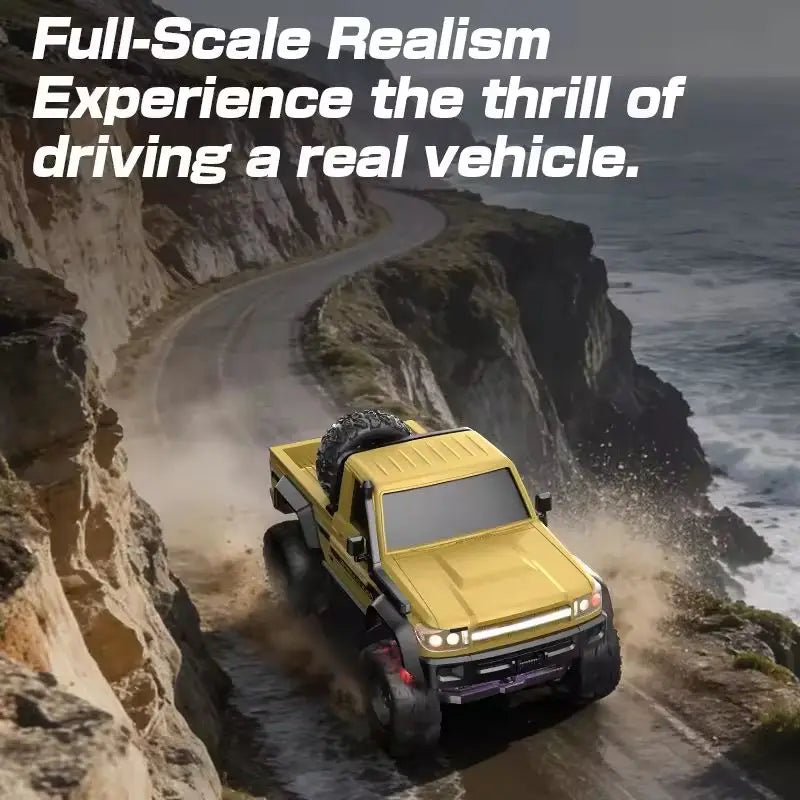 E201 1/20 Rc Car E202 Full Proportion 4WD Tough Wild 20km/h High-speed Rock Climbing Off-road Vehicle Children's Car Toy Gift