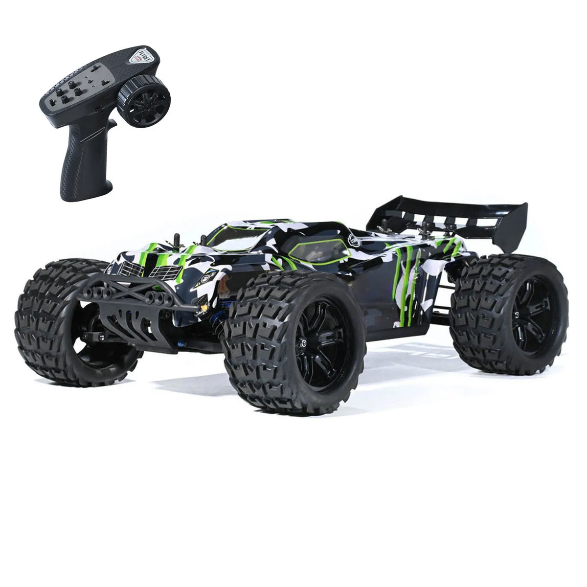 1:8 60-70KM/H High Speed VRX RH818 RC Car Radio Controlled Electric Racing Truck 4WD Model Vehicle PVC Body Rear Wing Hobby Toy