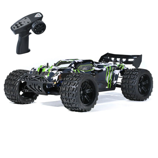 1:8 60-70KM/H High Speed VRX RH818 RC Car Radio Controlled Electric Racing Truck 4WD Model Vehicle PVC Body Rear Wing Hobby Toy