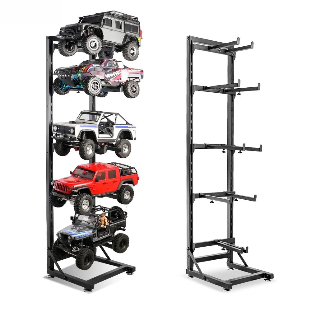 Large RC Model Car Standing Display Rack Storage Rack Shelf for 1/7 1/8 1/10 1/18 1/24 RC TRX4 SCX10 CAPRA