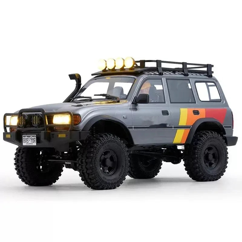 FMS 1/10 FCX10 FCX18 LC80 PRO Land Cruiser Brushless RC Crawler 4WD Brushless LC80 Simulation Crossing Climbing Car Model