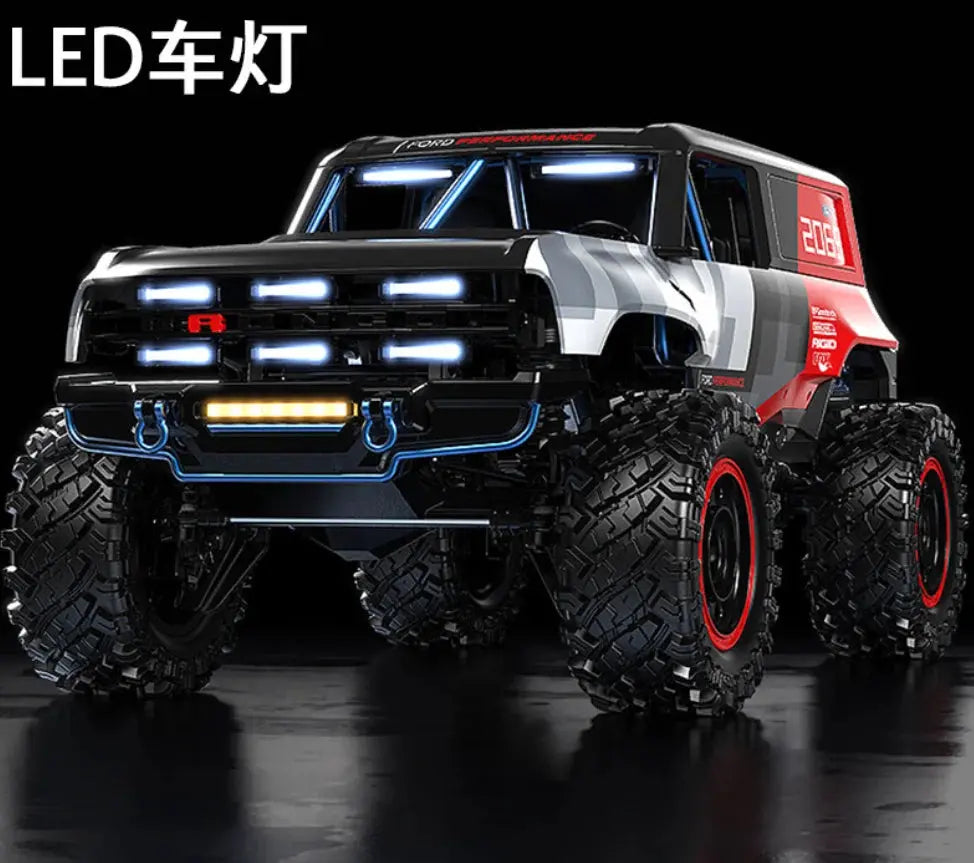 H12P Ford Bronco RC Crawler Brushless 4WD Electric Remote Control Off Road Vehicle LED Lights for Outdoor Adults Random Recon