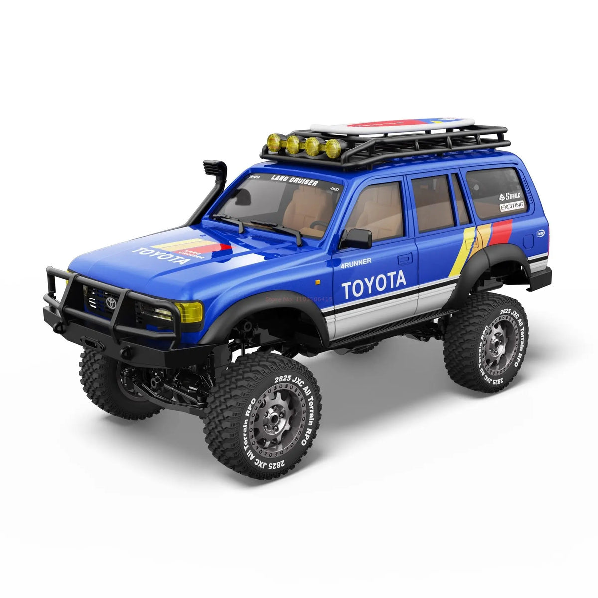 Jxc 1:12 Lc80 3-Channel Simulate Toyota Remote Controlled Electric Four-Wheel Drive Climbing Off-Road Vehicle 20g Servo Motor Rc