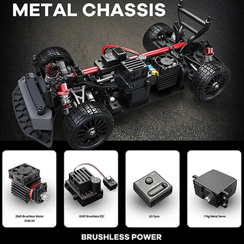 MJX 14302 14303 1/14 RC Car 55km/h Brushless HYPER GO 2.4G Remote Control 4WD Off-road High Speed RC Car Truck Hobby Toy Random Recon