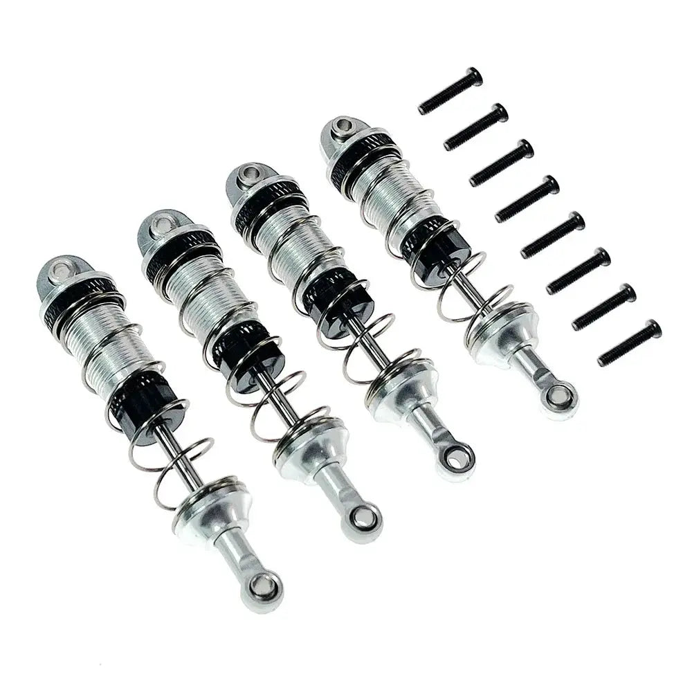 RC Car 4pcs Metal Oil Shock Absorber Damper for SCY 16101 16102 16103 16104 SG116 Q130 170 1/16 RC Car Upgrade Parts Accessories Random Recon