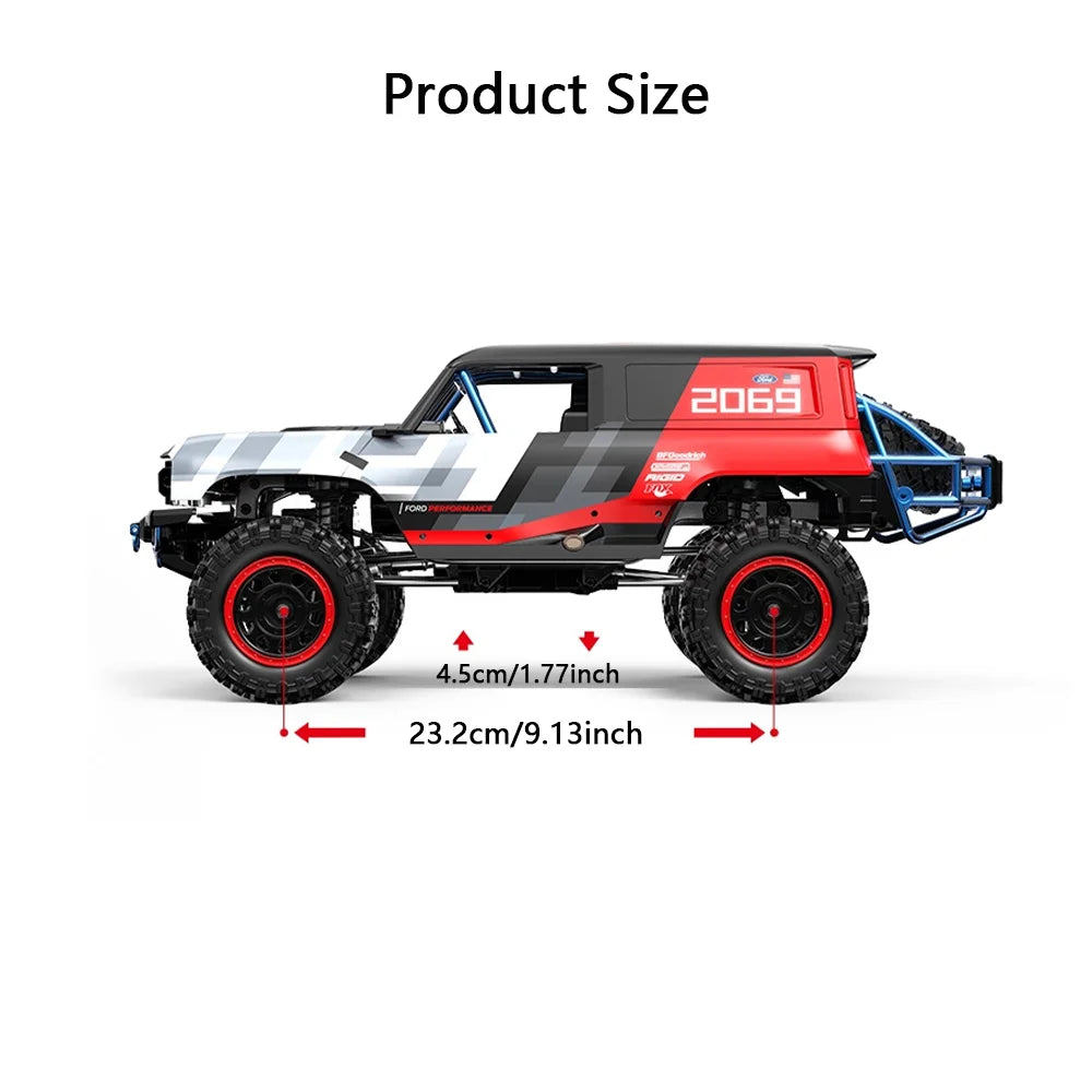 HYPER GO MJX H12P 1/12 RC Crawler High Speed 4WD Climbing Car 2.4G Remote Control Car Brushless Off Road Vehicle Toy