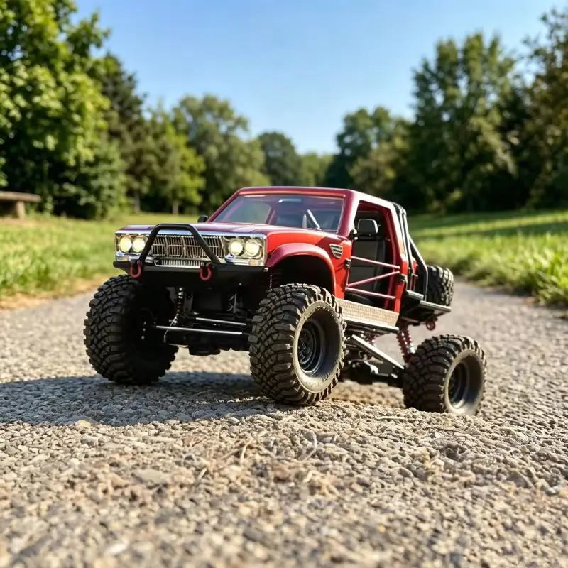 Hot 1/10 CROSSRC Remote Control Rock Crawler SG4/SP4 Half Truck 4WD Electric RC Off Road Competitive Racing Vehicle Model Gifts