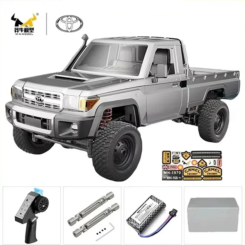 1:12 MN82T Rc Car Skymaker Retro Full-scale Simulation LC79 RTR 2.4g 4WD 280 Motor Remote Control RC Truck Model Car Toy