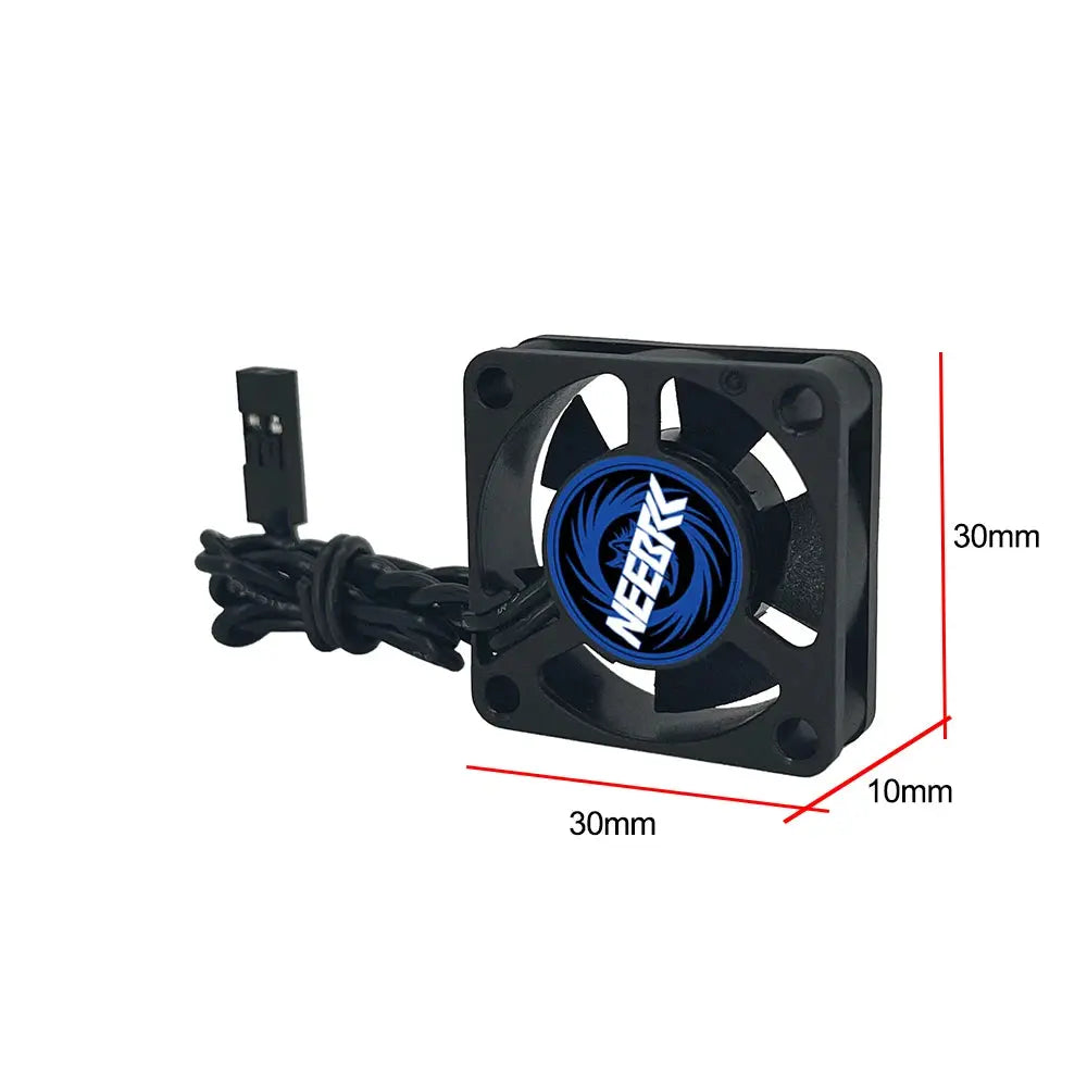 RC Cooling Fans 25/30/35/40/45/50mm 5V-12V DC Heatsink 10000-30000RPM High RPM JST Plug for 3650 540 550 Brushless Motor ESC Random Recon