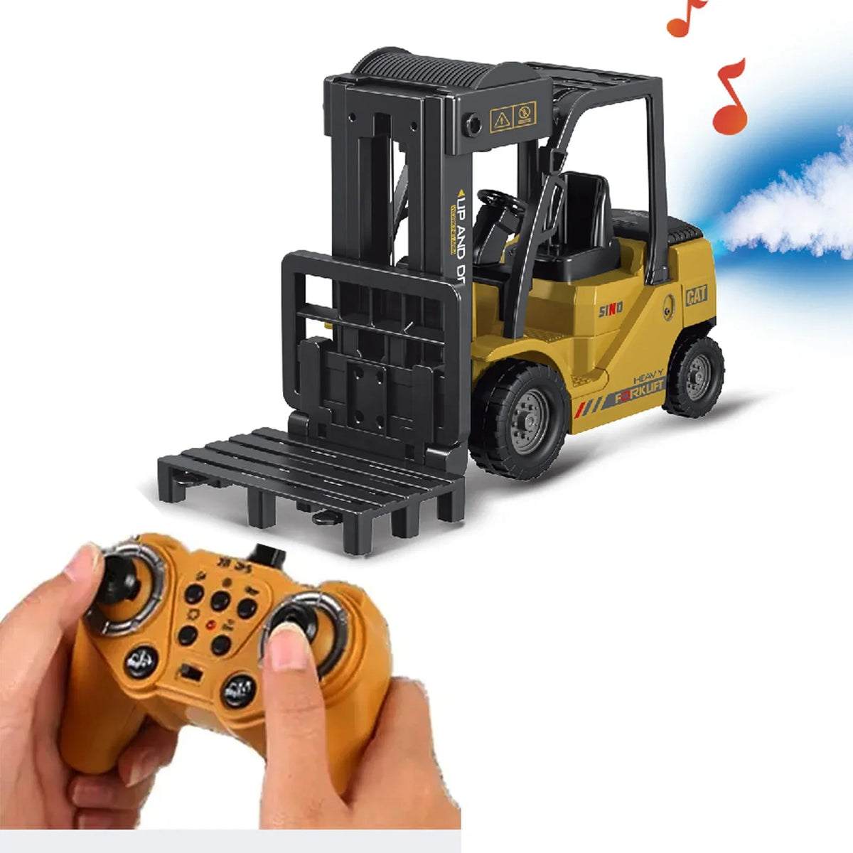 2.4G RC Radio Control Forklift Car Truck Electric Toy Engineering Vehicle Model Children Christmas Kids Boys Gifts Outdoor Toys