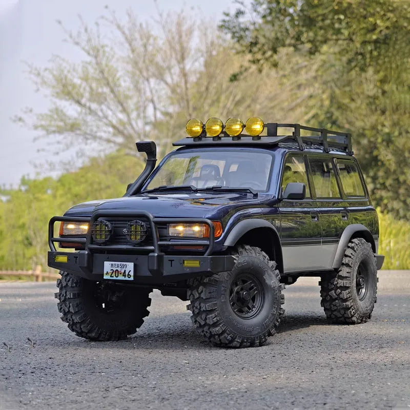 FMS new FCX10 Pro  LC80 simulation crossing official authorization with high and low speed remote control off-road climbin