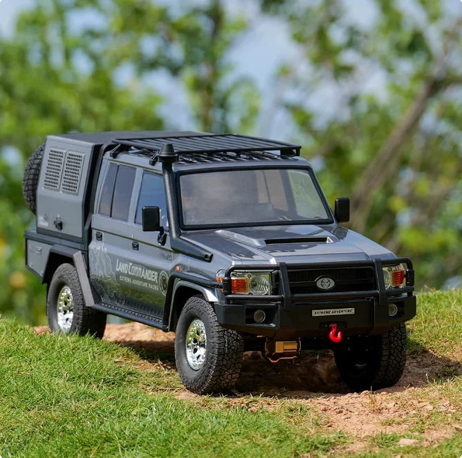 Hot RGT EX86160 LC79 1/10 Commander Remote Control Simulation Off-Road RC Electric With Light Two-Speed Climbing Model Car Gifts