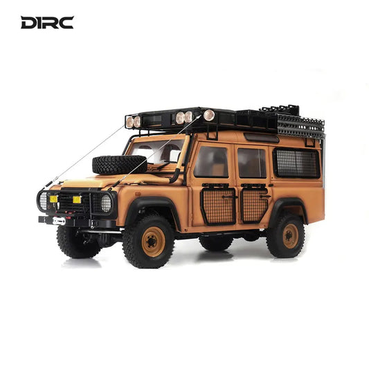 D1RC D110 1/10 RC 4WD Off-road Simulation Remote Control Climbing Car Metal Frame Handmade Old Model