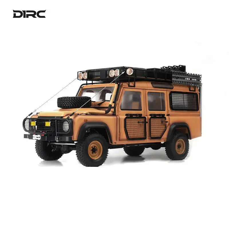 D1RC D110 1/10 RC 4WD Off-road Simulation Remote Control Climbing Car Metal Frame Handmade Old Model Random Recon