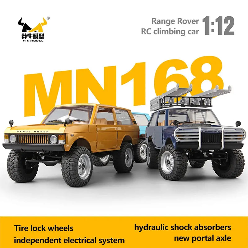 NEW 1/12 MN168 Rc Car MN Model 4WD Remote Control Crawler Off Road Vehicle Electric Climbing Car Toys for Children Adults Random Recon