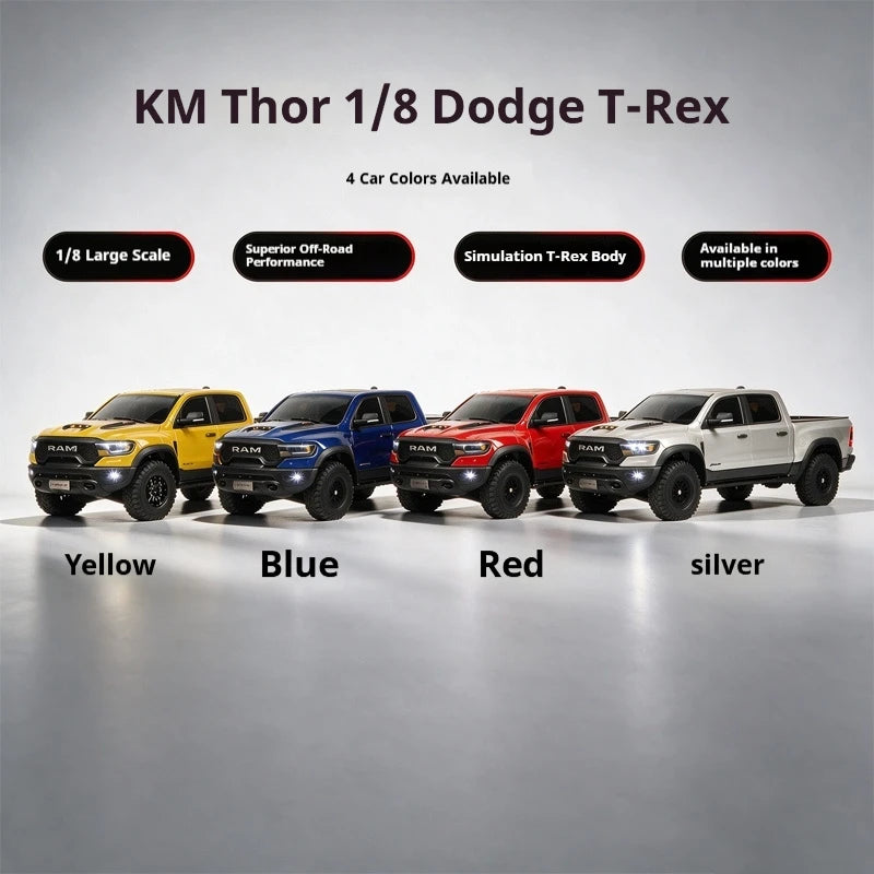 Traction Hobby Primalrc Ram 1500 Remote Control Rc Electric Off Road Pickup Truck 1 8 Scale Differential Simulation Model