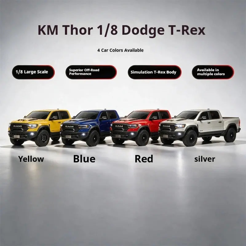 Traction Hobby Primalrc Ram 1500 Remote Control Rc Electric Off Road Pickup Truck 1 8 Scale Differential Simulation Model Random Recon