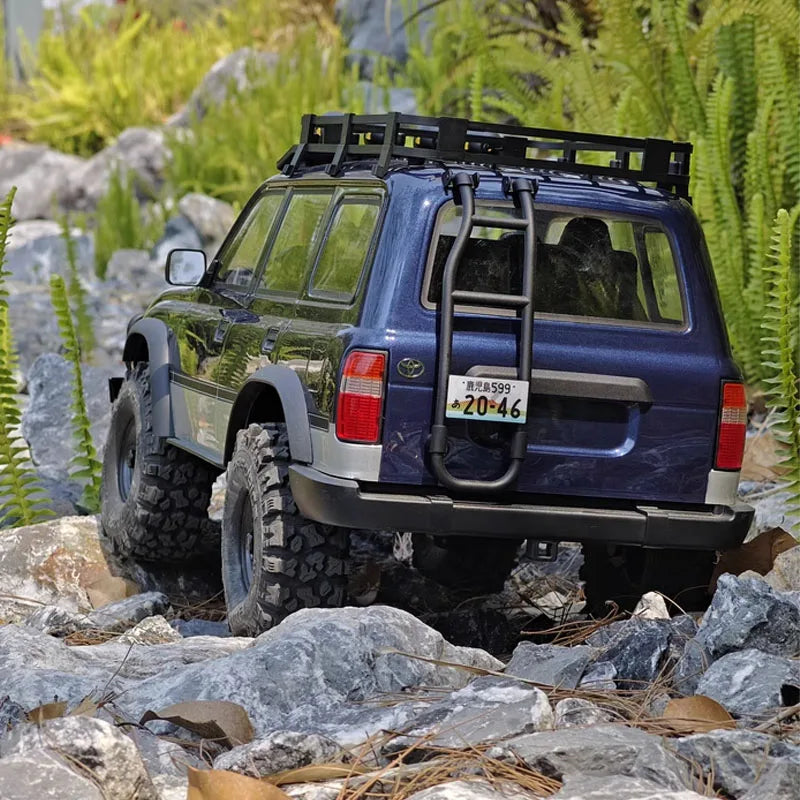FMS new FCX10 Pro  LC80 simulation crossing official authorization with high and low speed remote control off-road climbin