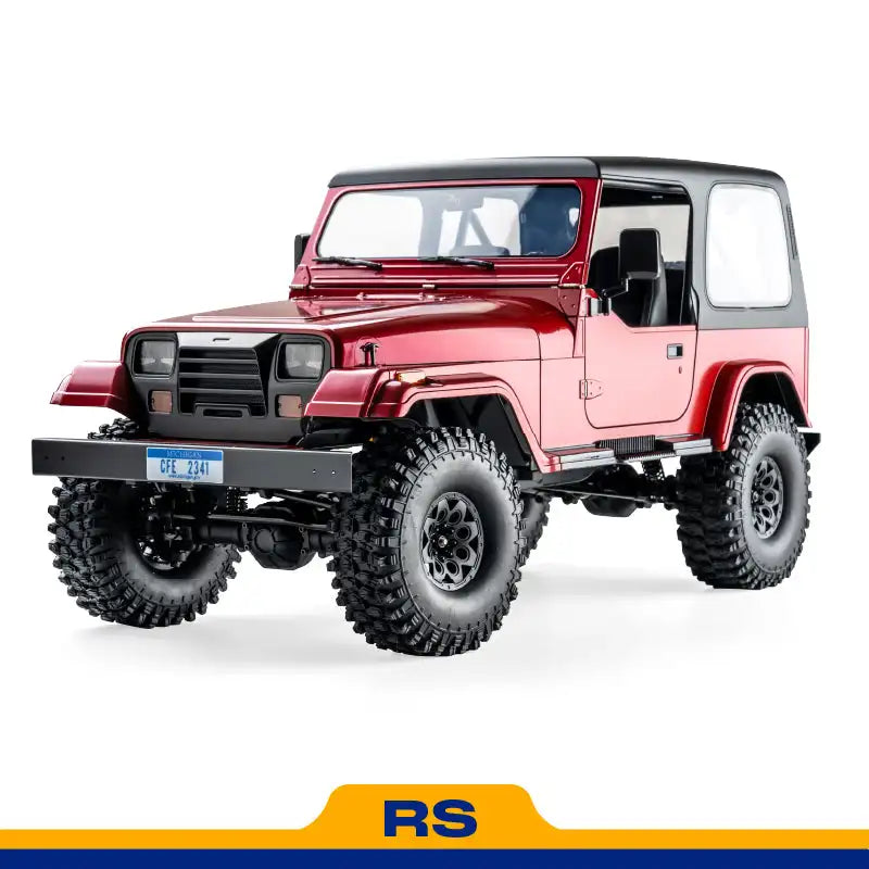FMS ROCHOBBY 1:10 Mashigan RC Rock Crawler RS Red 4WD Remote Control Off-Road Vehicle Simulation Model Climbing Car RS