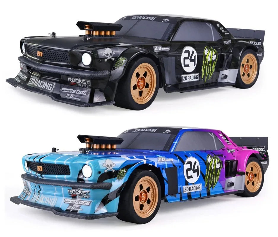 ZD Racing EX-07 1/7 Scale High-Speed Brushless Drift Car 4WD Electric Hypercar Rally Car Remote Control RC Car Model Toy Gift