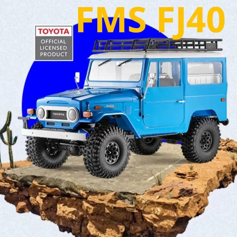 Fms 1/10 Fj40 Rc Cars Off-Road Climbing Four-Wheel Drive Rc Remote Control Electric Model Simulation Hard Shell Car Model Random Recon