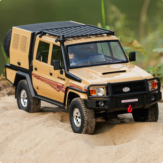 Hot RGT EX86160 LC79 1/10 Commander Remote Control Simulation Off-Road RC Electric With Light Two-Speed Climbing Model Car Gifts