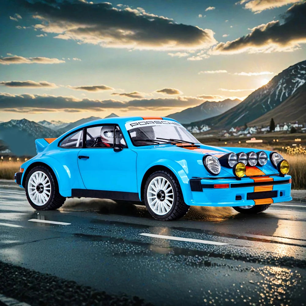 TRACTION HOBBY KM RC Rally Car 934 1/6 Scale Electric Remote Control Model Cars 4WD RTR Adult Children's Toys