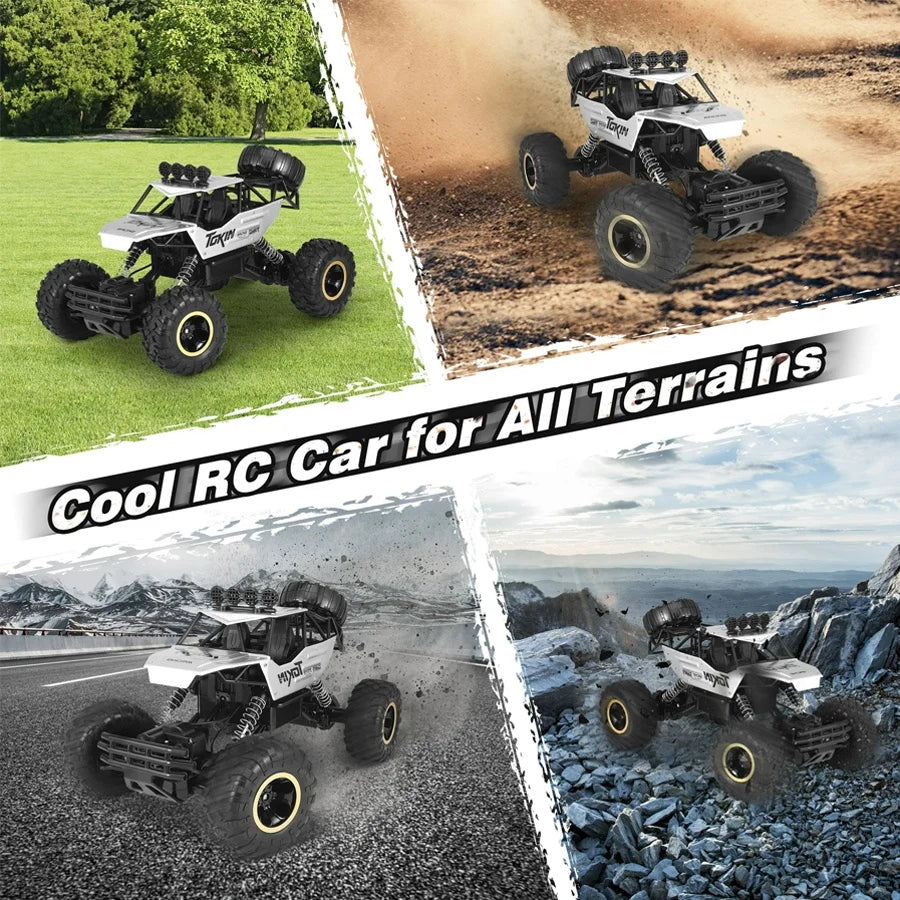 1:12 / 1:16 4WD Remote Control Car With Led Lights 2.4G Radio RC Cars Off-Road Control Trucks Toys Gifts for  Boy Girl Children
