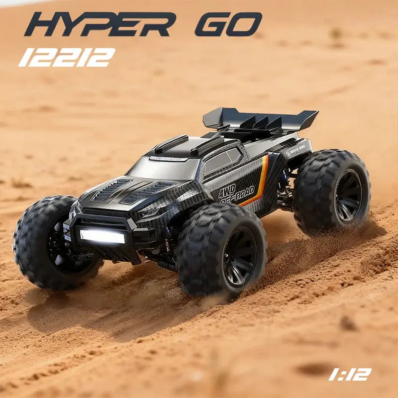MJX Hyper Go 12212 1/12 Brushless RC Car 4WD 58KM/H High-Speed Off- Road Monster Truck 2.4G Remote Control Car Toys As Gift - Random Recon
