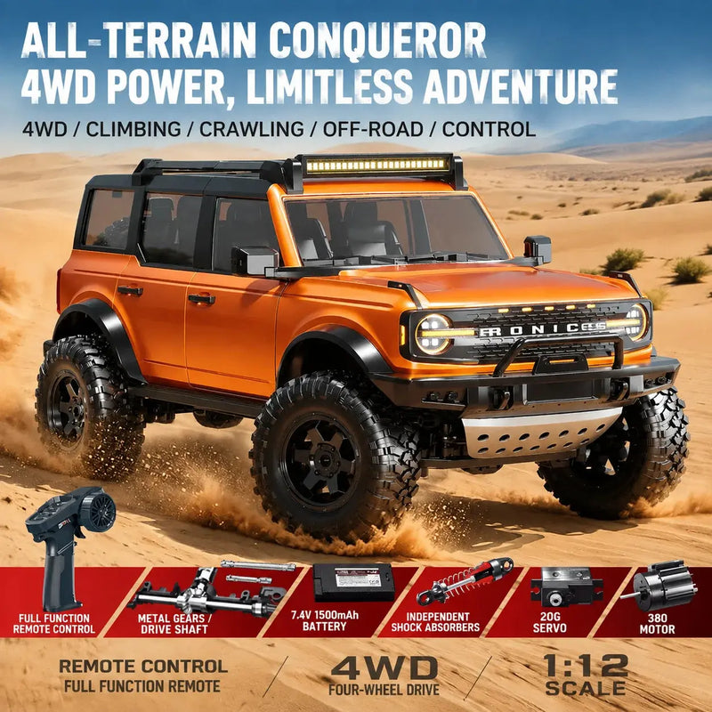 HongXing R22 1/12 4WD Scale Off-Road RC Rock Crawler - Random Recon