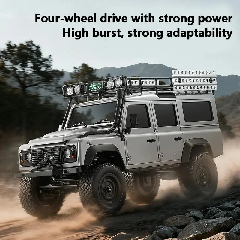 MN MODEL MN111 1/18 RC Car Model Pickup Remote Control Truck Toys With LED 4WD Climbing Off-Road Gifts All Terrain Crawler Random Recon